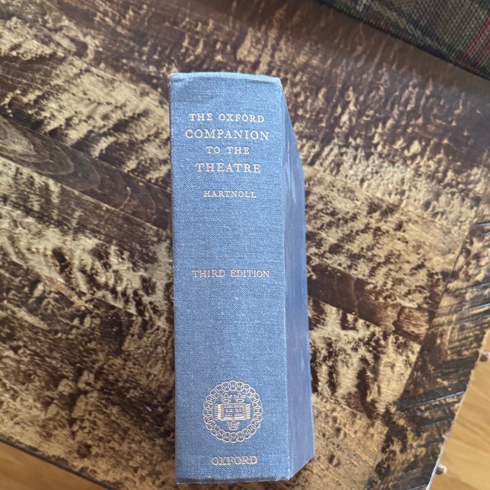 The Oxford Companion to the Theatre Book